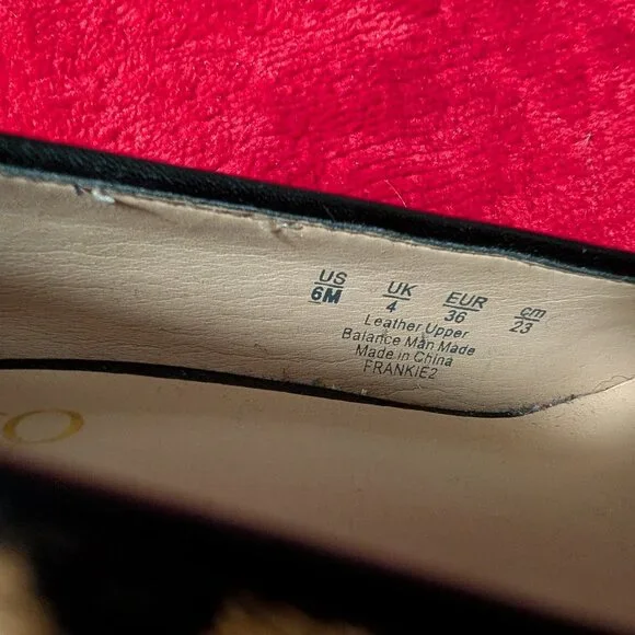 Franco Sarto Animal Print Wedge Heel Size 6 NWOT - Picture 5 of 6